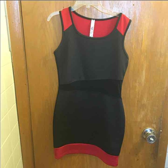 Sexy Black And Red Dress!