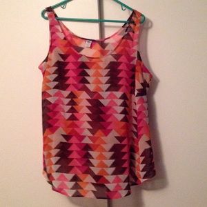Old Navy sheer triangle tank