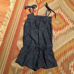 Denim romper