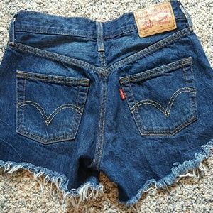 Levi's 501 Cutoff Denim Short