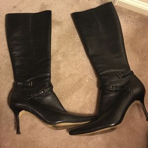 Leather Nine West Boots