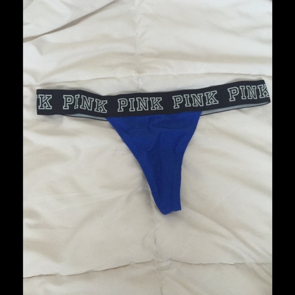 Victorias Secret PINK blue thong!