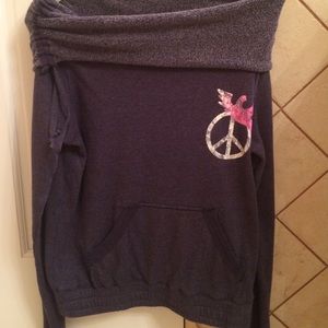Off the shoulder super comfortable sweatshirt