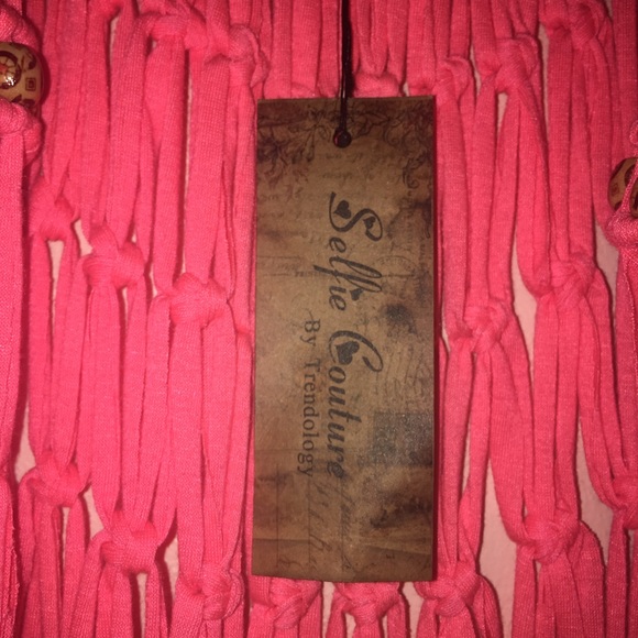 NWT coral/hot pink vest - Picture 2 of 2