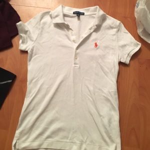 Ralph Lauren White Polo Size Small
