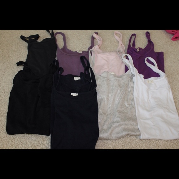 9 J-Crew tank tops