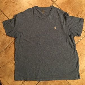 Large Blue Heather Ralph Lauren Polo T-Shirt