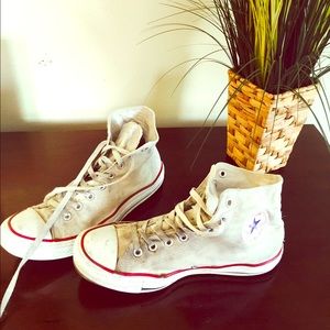 White high top converse