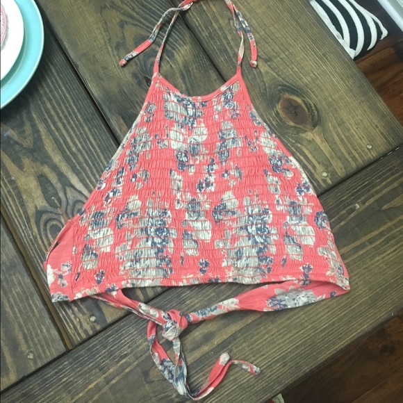 Urban Outfitters Smocked Halter Top by Ecote' - Picture 2 of 4