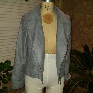 NWT Anthro Vegan Suede Jacket