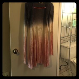Moth by Anthropologie long ombré cardigan