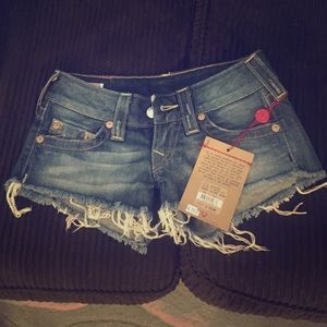 True Religion Jean Shorts