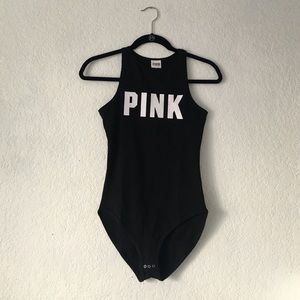 Black Victoria Secret PINK Bodysuit