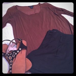 Lucky Brand Brown T
