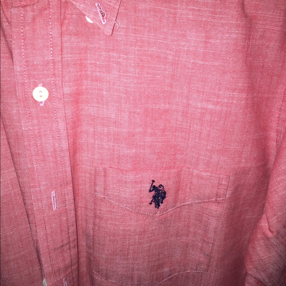 🔴SOLD!🔴Men's M US Polo Assn. S/S Button Down - Picture 3 of 3