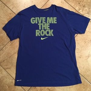 Men's Blue Nike Dri-Fit T-Shirt