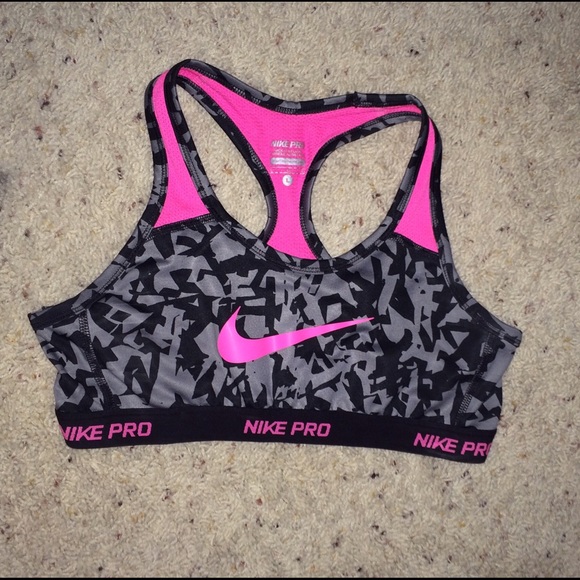 Nike pro sports bra, girls large