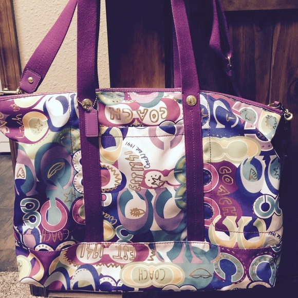 Coach overnight/carry on bag