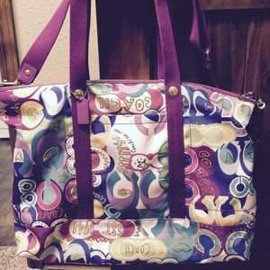Coach overnight/carry on bag