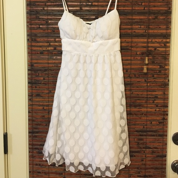 White Polka Dot Summer Dress