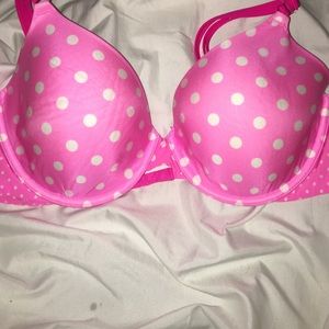 Pink bra