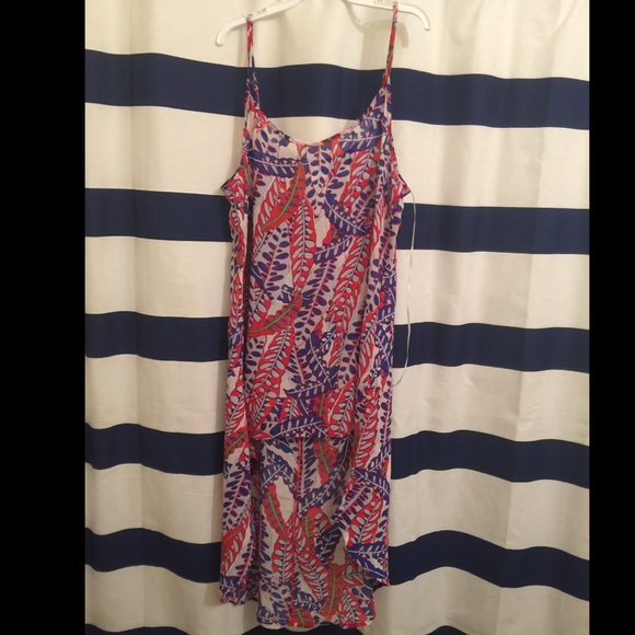 ⛔❗️Last 1 S❗️Jrs Hi Low Chiffon Sheer Dress - Picture 4 of 4