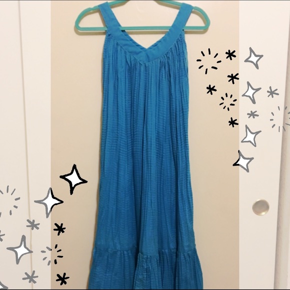 True vintage crinkle cotton free size dress