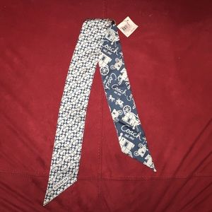 teal Coach scarf / headband