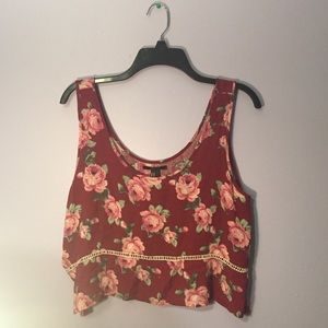 Forever 21 cropped tank top