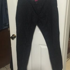 Stretch jeans snake skin print