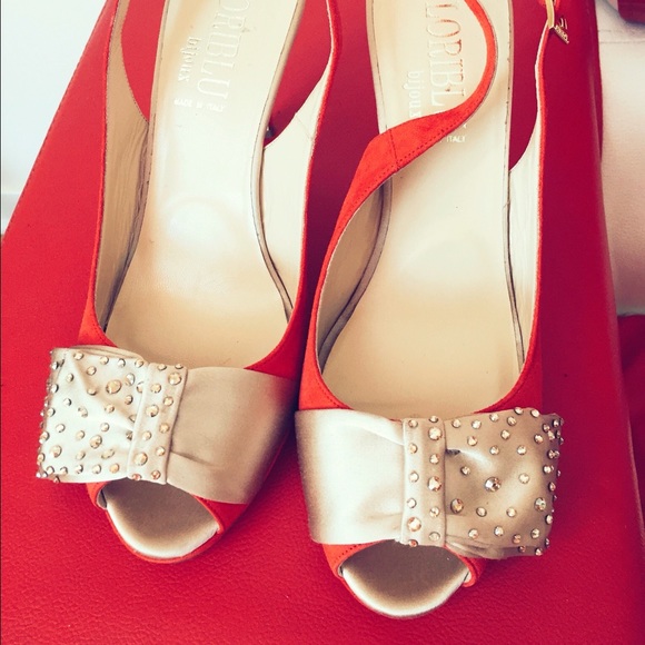 LORIBLU SWAROVSKI HEELS SANDALS