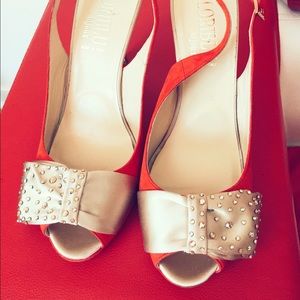 LORIBLU SWAROVSKI HEELS SANDALS