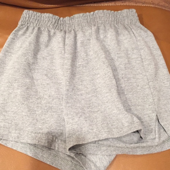 gray soffe shorts