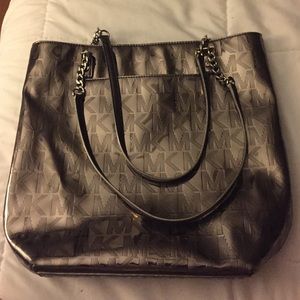 MK silver tote!