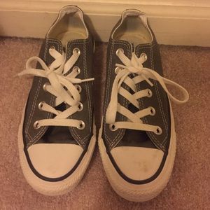 Gray Converse sneakers