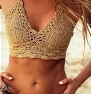 Crochet halter top
