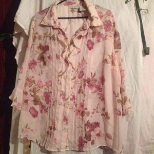 Plus 18W/20W ladies blouse