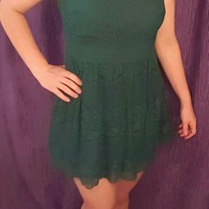Forever 21 Lace Open-back Dress