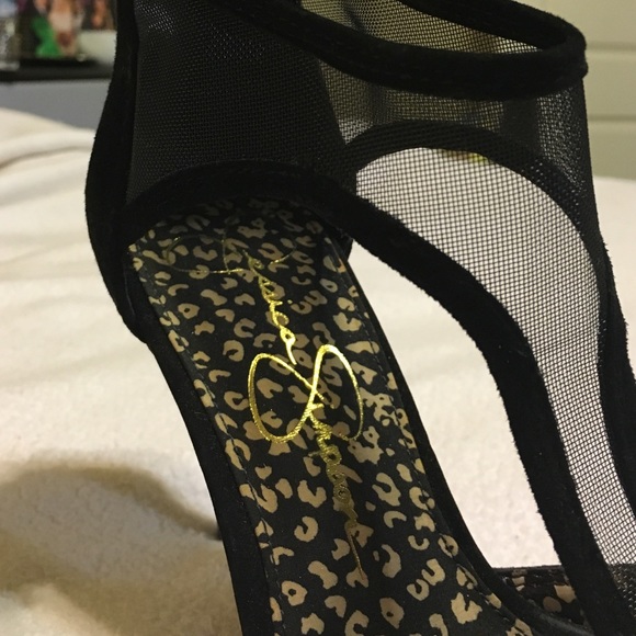 Jessica Simpson Mesh/Suede Pumps