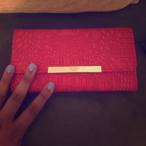 Gorgeous snakeskin BCBG wallet!