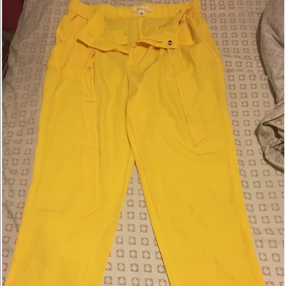 Yellow pants
