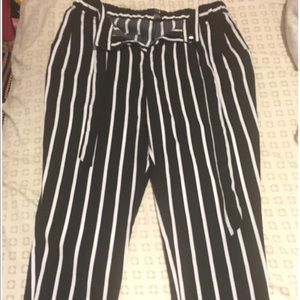 Pinstripe pants