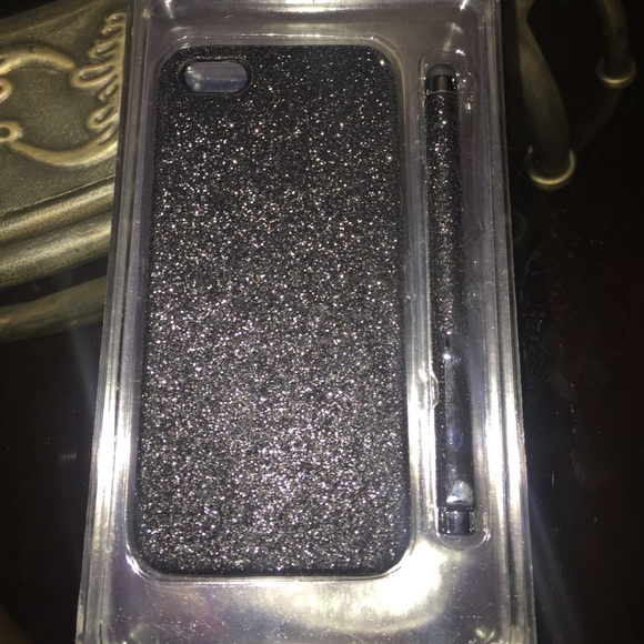 Glitter iPhone 5 Snap Case + Stylus Set - Picture 1 of 3