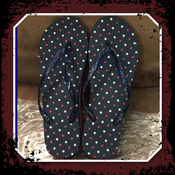 Patriotic Flip Flops