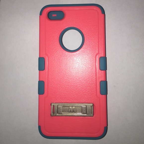 iPhone 5C Case pink/blue - Picture 1 of 3