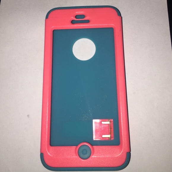 iPhone 5C Case pink/blue - Picture 2 of 3