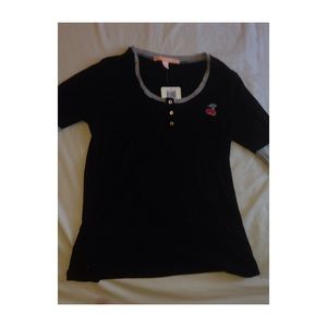 Black loose blouse