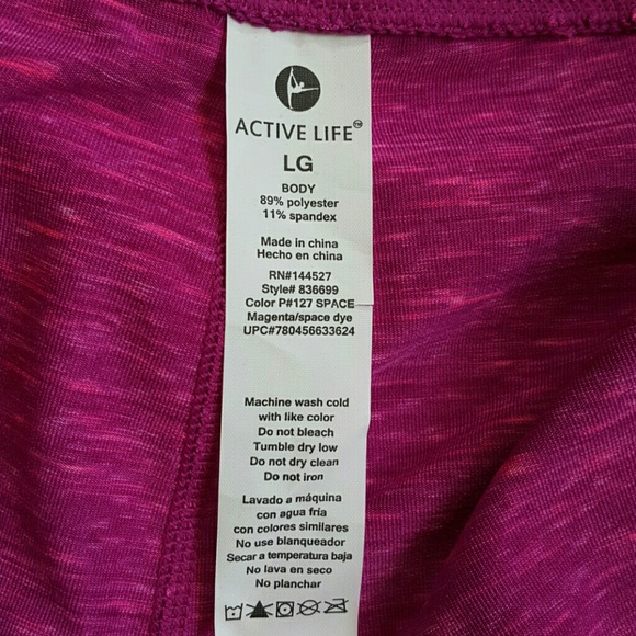 🆕Active Life Reversible Printed Space-Dye Capri - Picture 4 of 4