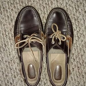 Leather Chocolate Brown Sperry's