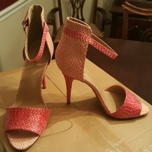 Nine West Two Toned Pink Sandals